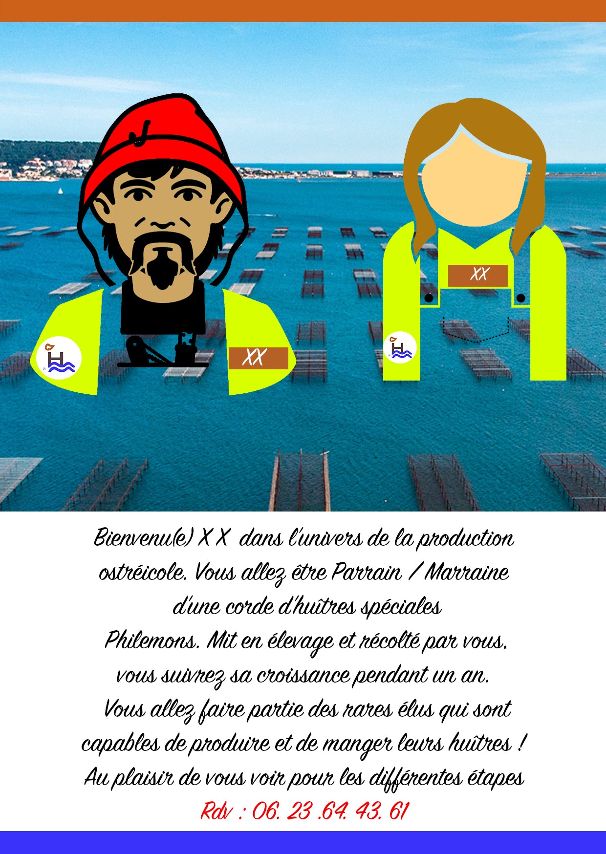 Bon pour PARRAINAGE DUO CORDE PHILEMONS